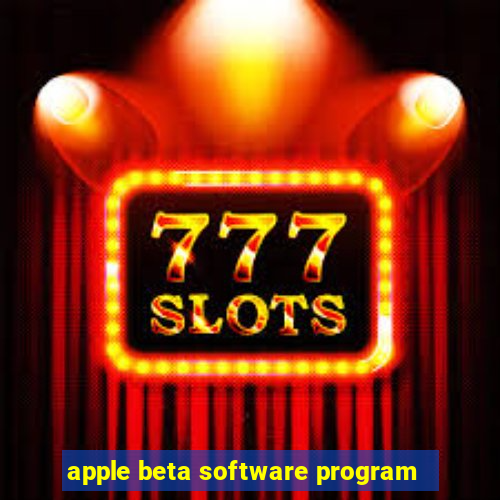 apple beta software program